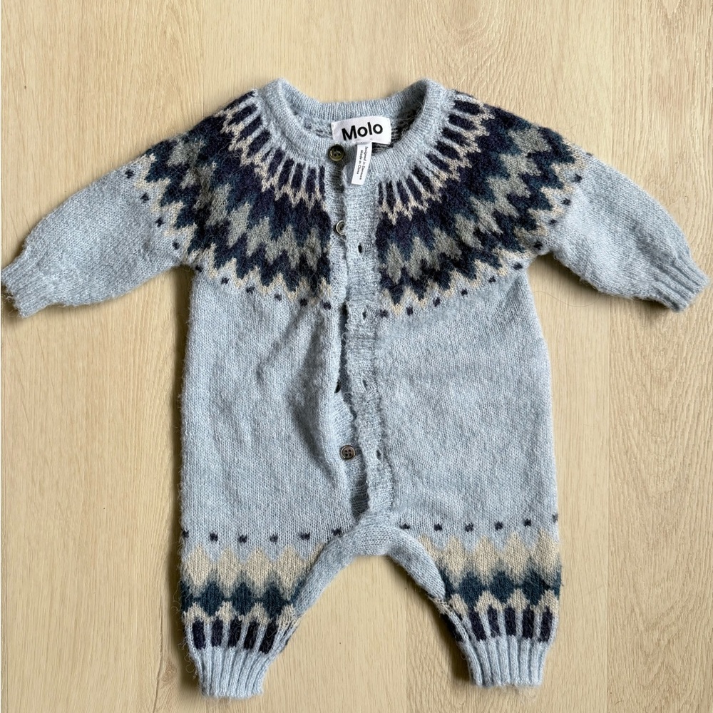 MOLO - Baby Blue Frej Nordic Bodysuit